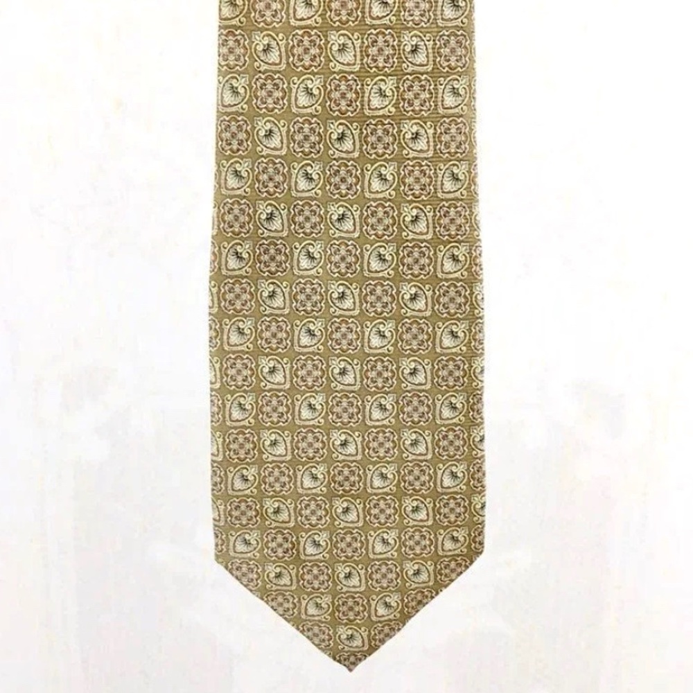 Men’s 100% Silk Gold Tie